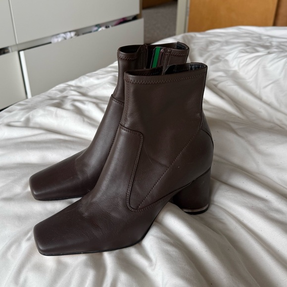 Franco Sarto Shoes - Franco Sarto Dark Brown Heeled Boots